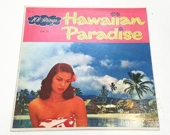 Vintage Hawaiian Paradise 101 Strings Vinyl Record LP SF 12800 Somerset Miller International
