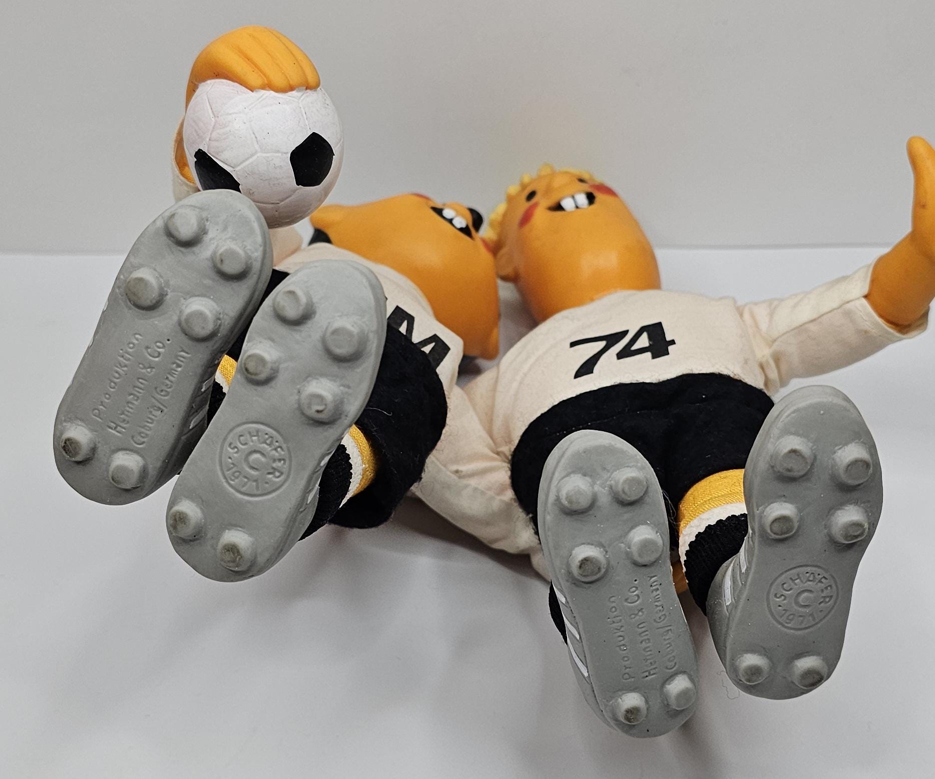 Vintage Tip and Tap West Germany Mascots - 1974 World Cup Mascots
