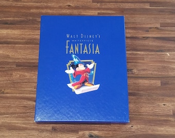 1991 Walt Disney Fantasia Limited Commemorative VHS edition Mickey Mouse Lithograph