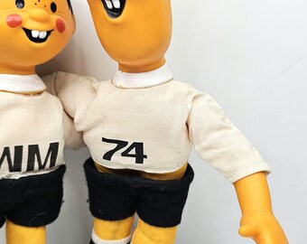 Vintage Tip and Tap West Germany Mascots - 1974 World Cup Mascots