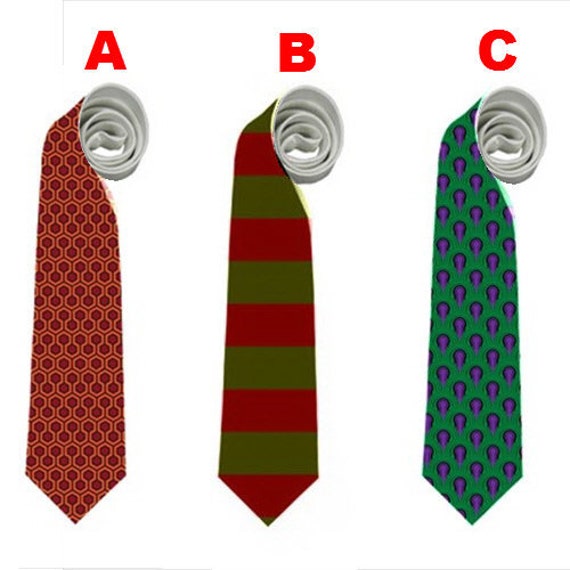 Necktie Tie The Shining Carpet Rug Pattern Overlook Hotel Room 237 Freddy Krueger Sweater Elm Street