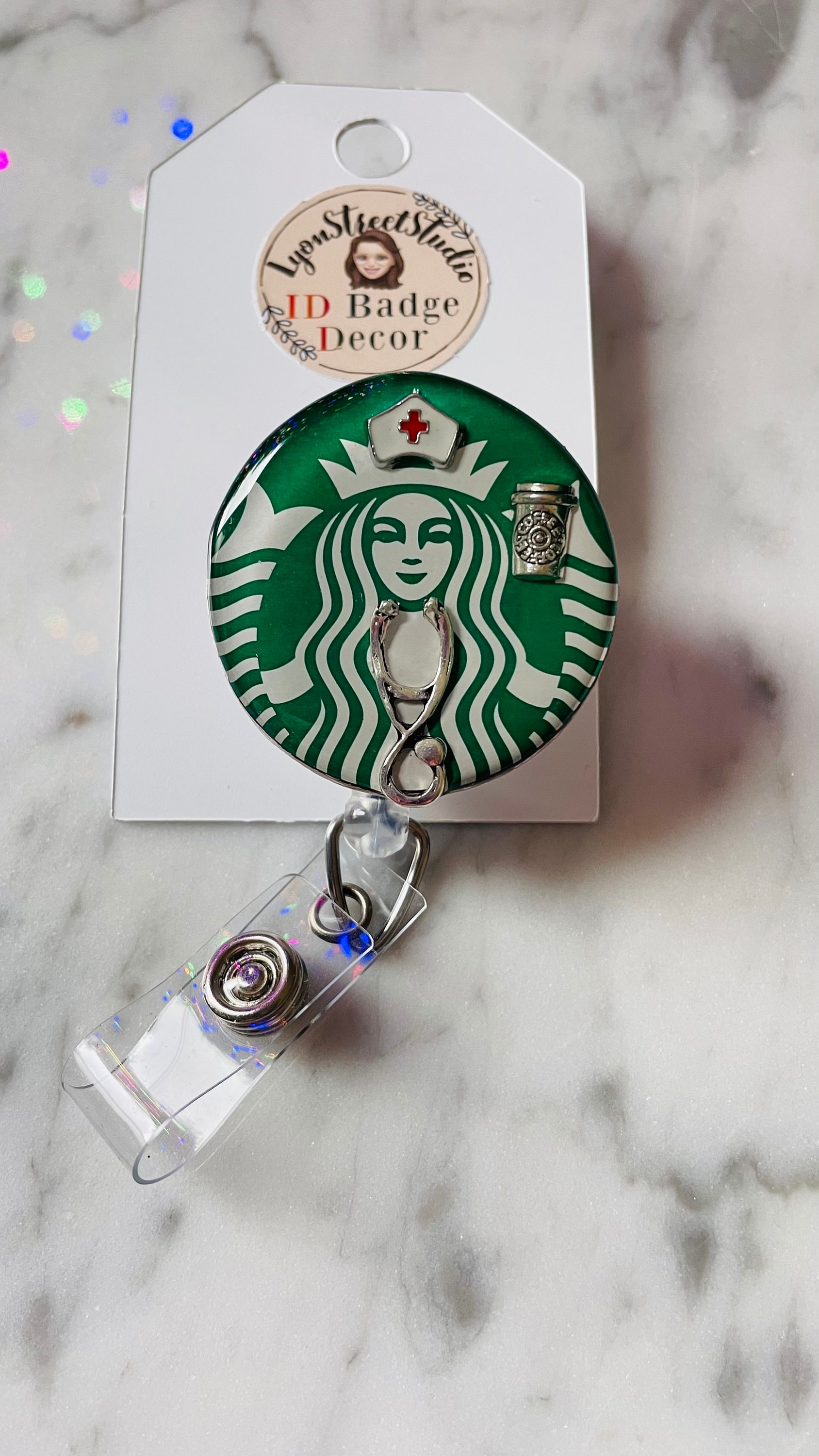 Starbucks Badge Reel -  Canada