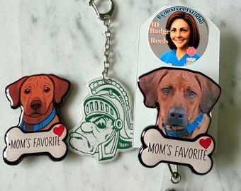 Custom Photo ID Badge Reel: Personalized Badge Cover