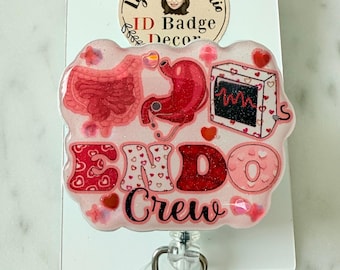 Endo Crew Badge Reel: Pink GI Team ID Reel