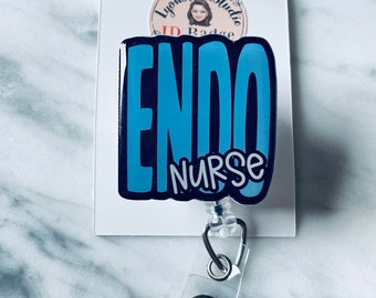 Endo Nurse ID Badge Reel