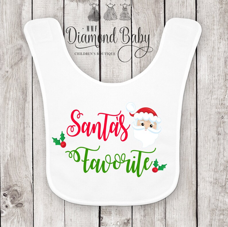 Baby Christmas Onesie Santas Favorite outfit-First Christmas Outfit-Babys First Christmas Outfit-Holiday Outfit-Baby Christmas Outfit