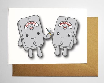 Engaged Greeting Card