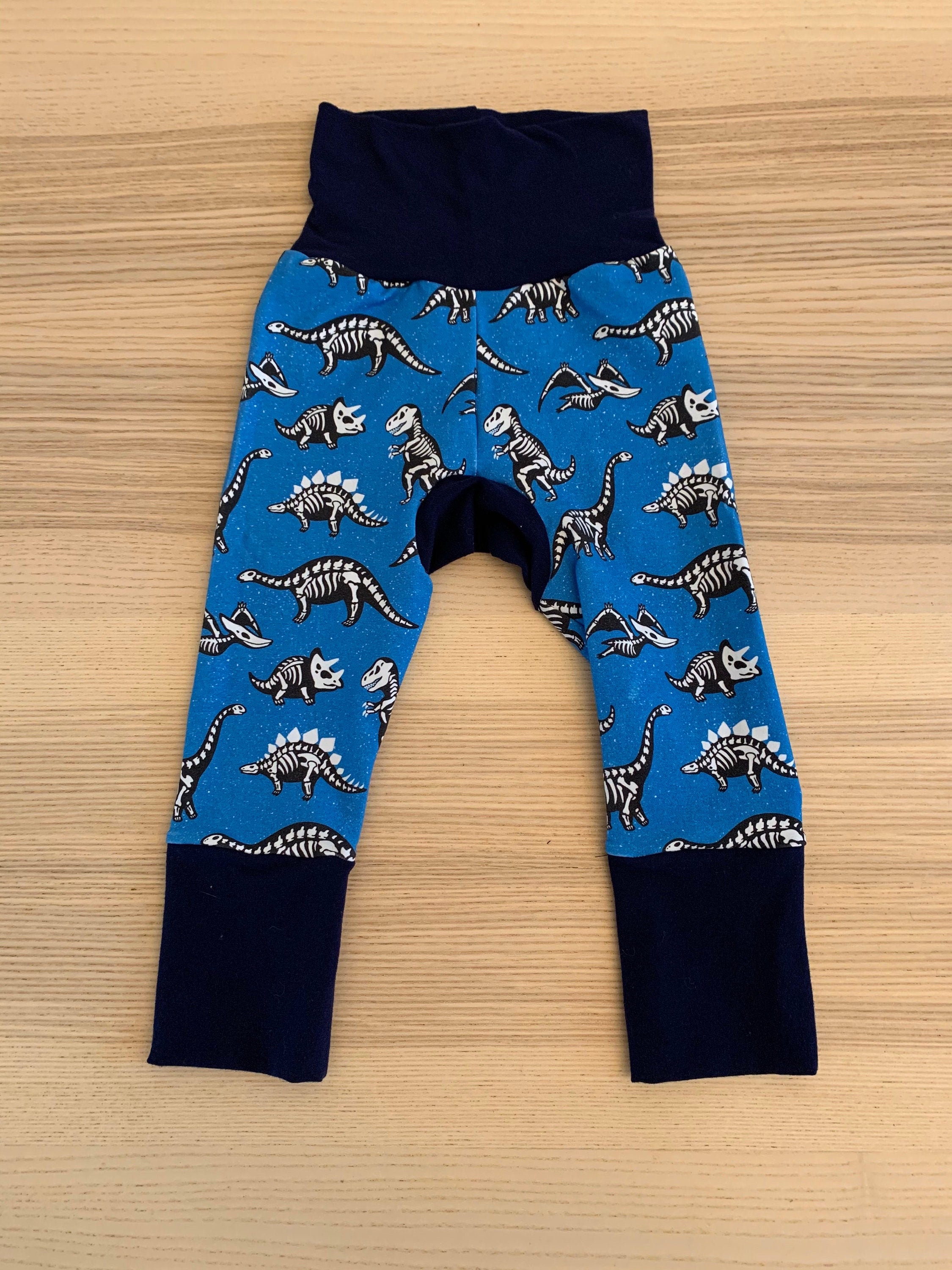 Dinosaur Bones Grow With Me Pants Eco Friendly Baby Baby | Etsy