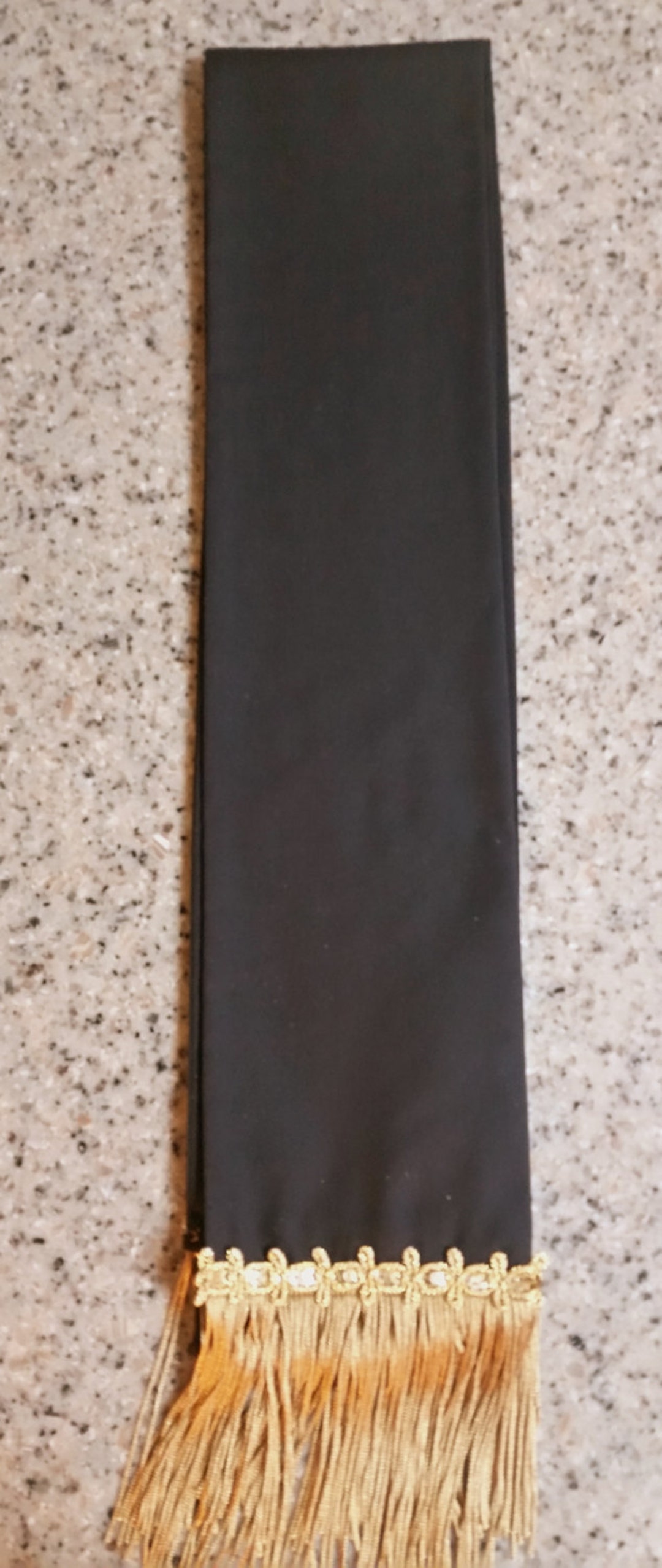 BLACK Sash for Costume, Military, Dictator, Cosplay Halloween, Pirate