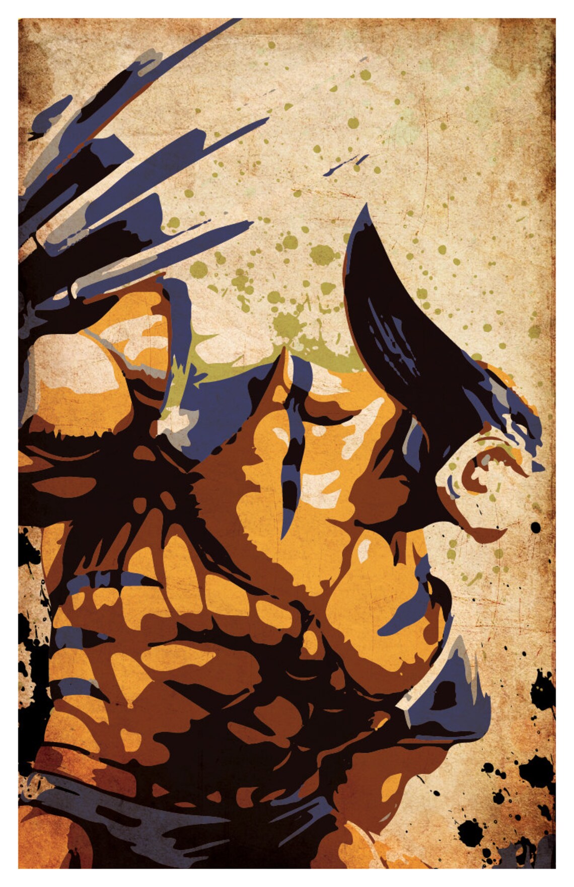 Avengers Poster Wall Decor 11 X 17 Captain America Hulk Etsy