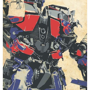 Transformers Poster Set of 3 wall decor 11 x 17 Optimus Prime Bumblebee Megatron image 4