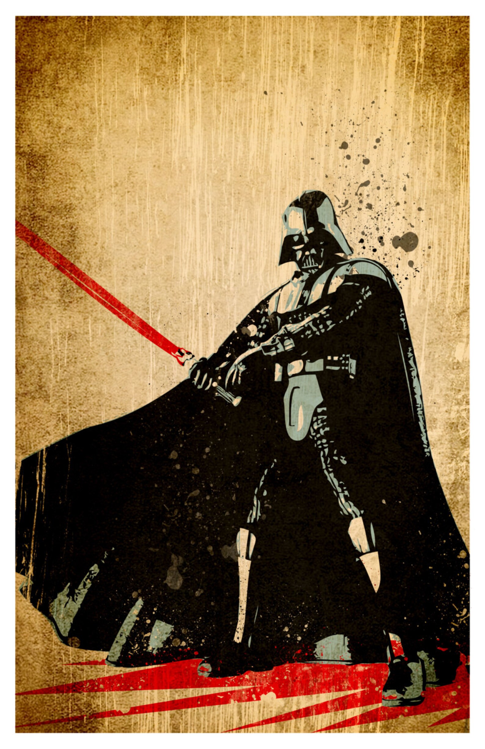 Star Wars Poster Set of 6 Wall Decor 11 X 17 Darth Vader Etsy