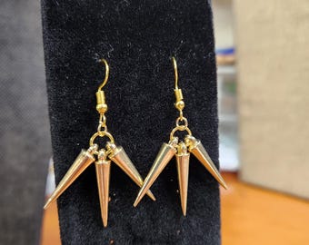 Spike Drop Earrings: Nickel-Free Dangle Earrings