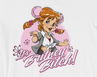 Britney Spears Brittany Miller Chipette Herr/Unisex Kortärmad Bomullsjersey T-shirt Med Grafik | Mjuk & Lätt | Baby One More Time Merch