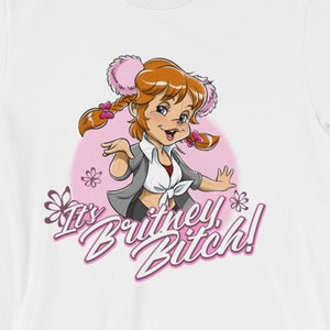 Britney Spears Brittany Miller Chipette Mens/Unisex Short Sleeve Cotton Jersey Graphic T-Shirt | Soft & Light | Baby One More Time Merch