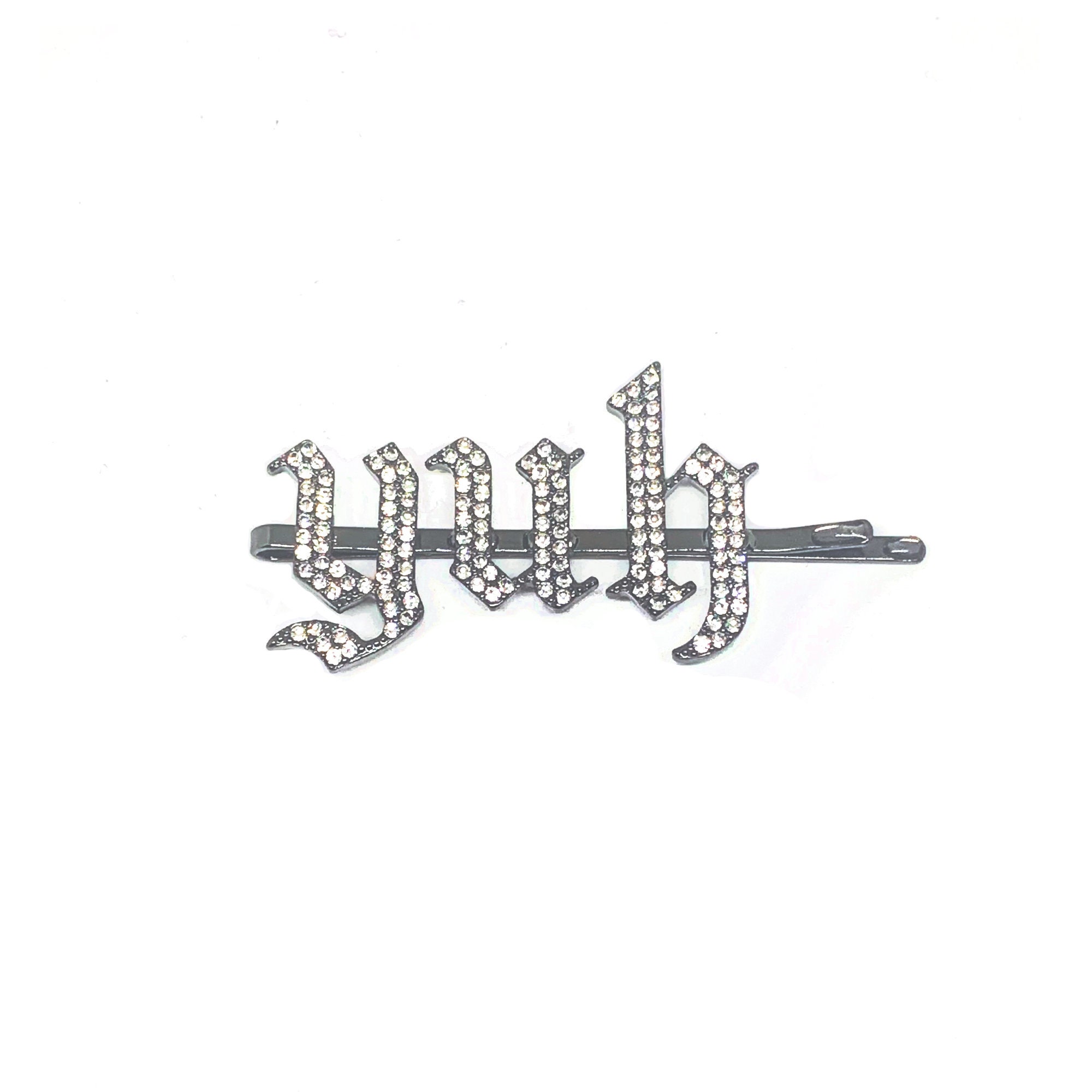 Ariana Grande Sweetener YUH Prive Rhinestone Glass Crystal Silver Met…