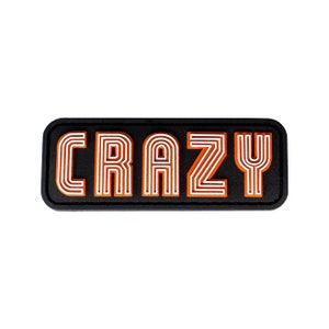 Britney Spears You Drive Me CRAZY Neon Sign 3D PVC Patch - Velcro Backing - Waterproof & Durable, Free Britney Merch Baby One More Time Era