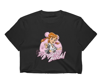 Britney Spears Brittany Miller Chipette - Maglietta a maniche corte in cotone da donna / Morbida e leggera / Baby One More Time Piece of Me Merch