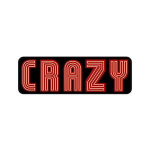 Britney Spears You Drive Me CRAZY Neon Sign Brushed Alloy Vinyl Sticker - Waterproof & Adjustable, Free Britney Merch Baby One More Time Era