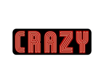 Britney Spears You Drive Me CRAZY Neon Sign Brushed Alloy Vinyl Sticker - Waterproof & Adjustable, Free Britney Merch Baby One More Time Era