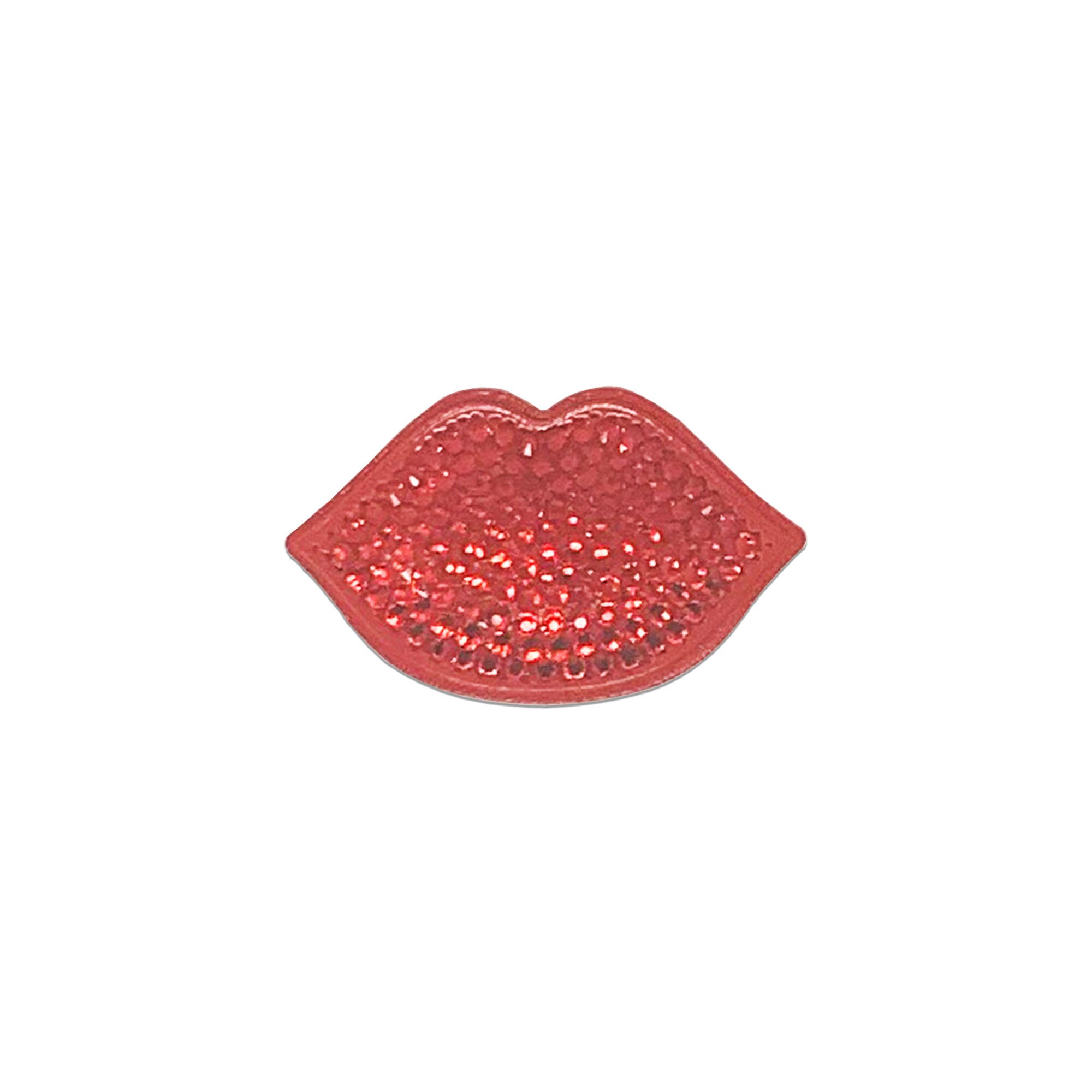 Red Egyptian Rhinestone DSL Mini Lips Shaped Beauty Compact Etsy