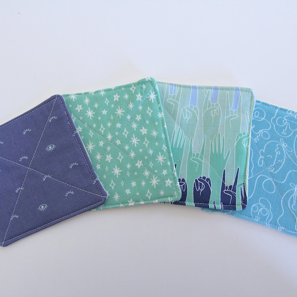 Cloth Coasters Etsy