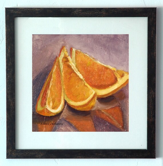 Limited Edition Giclée Print Orange Slices Painting Print Etsy