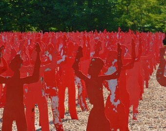 Red Army Sculpture photograph by Rob Power