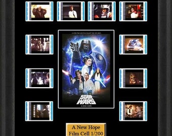 Film Cell Genuine 35mm Framed & Matted Star Wars Episode IV A New Hope USFC2404 