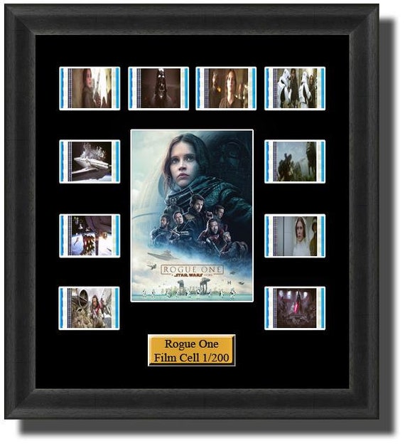 Backlight Star Wars Rogue One 2016 Film Cell Memorabilia 35mm Movie Cells  Backlit Backlight Soft Touch 