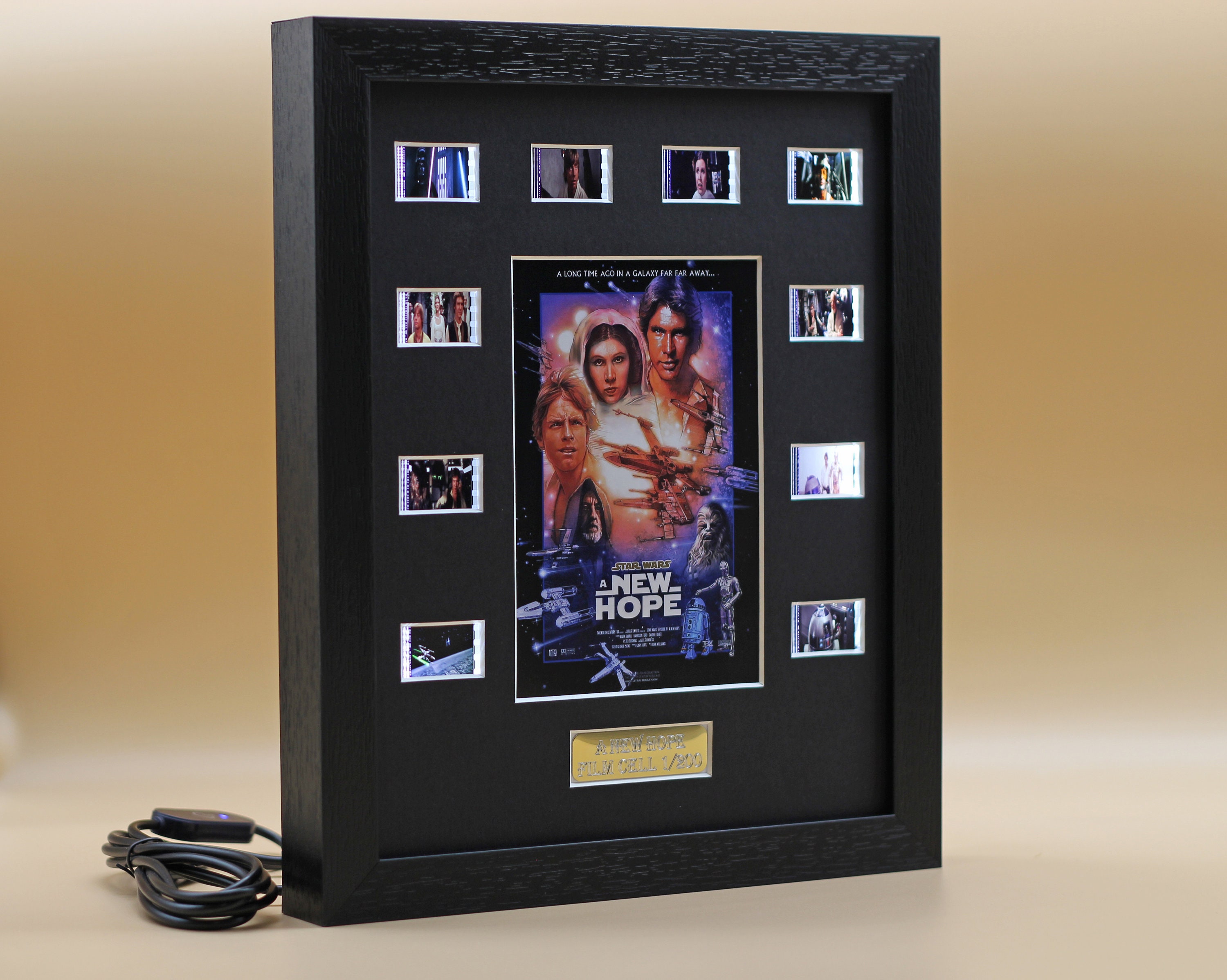  FILMCELLS Star Wars Episode VI Return of the Jedi - Darth Vader  11 x 13 Mini Montage Framed Movie Wall Art - Ten (10) 35 mm Film Cells -  Special Edition Officially Licensed Collectible : Office Products