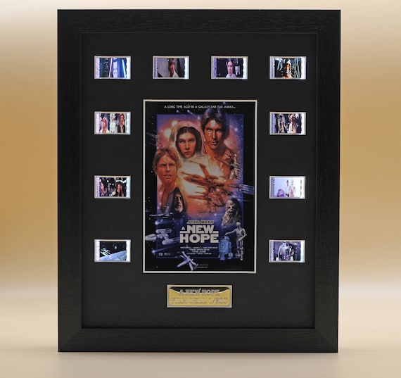 Backlight Star Wars A New Hope Framed 35mm Film Cell Memorabilia 35mm Movie  Cells Backlit Backlight Soft Touch 