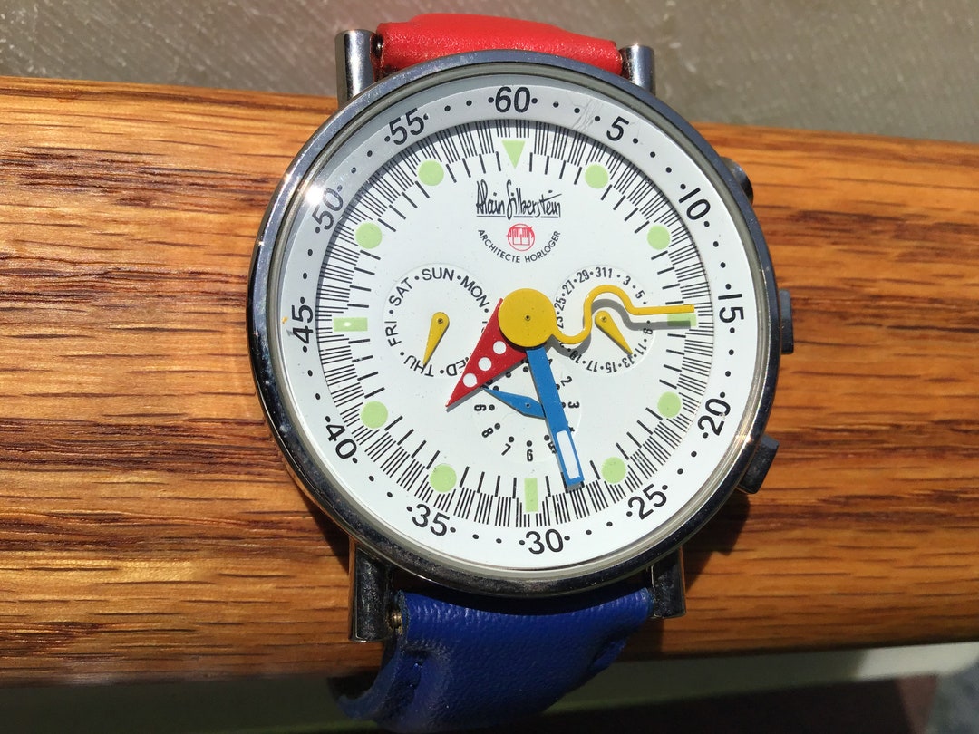 Alain Silberstein KRONO BAUHAUS Automatic Day/date Men's Watch - Etsy