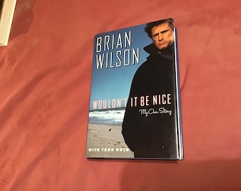 Signierte Erstausgabe von Brian Wilsons Autobiografie – „Wouldn't It Be Nice“ HC DJ