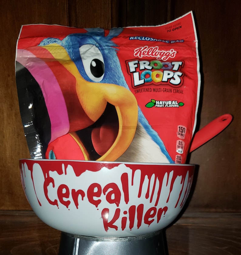 Cereal Killer Bowl and Spoon Breakfast Bowl Set Etsy