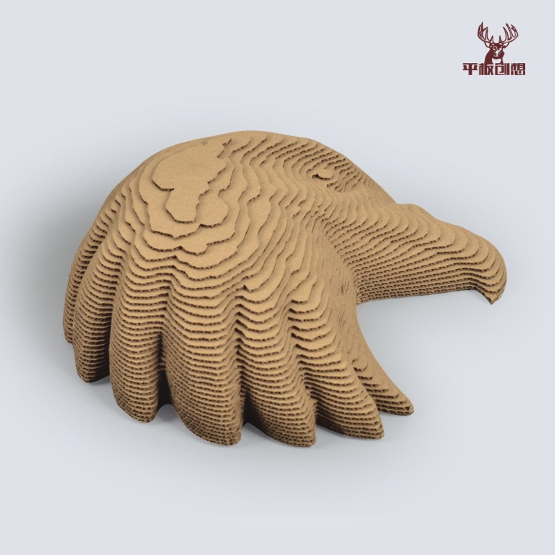 Eagle Head Relief DIY Cardboard Sculpture DIY Papercraft Etsy