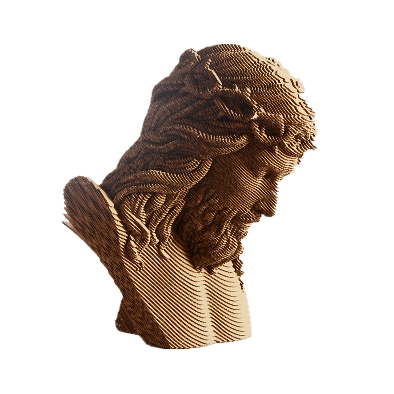 Jesus Bust DIY Cardboard Classical Sculpture DIY Etsy