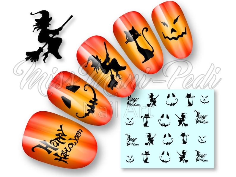 5. Halloween Nail Stickers - wide 9