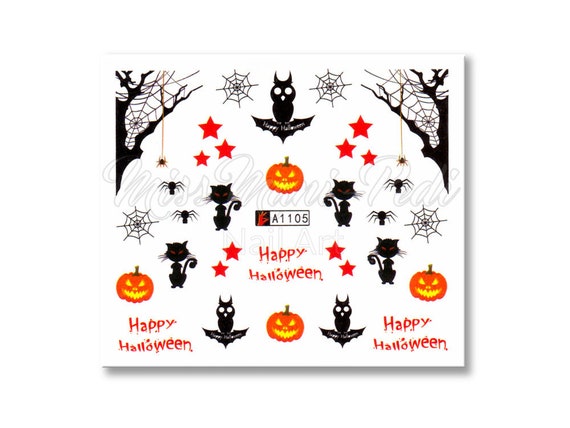 halloween nail stickers