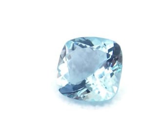 Lab Created Gemstone SIAMITE 0,85ct Aquamarine Blue-Green #103//4 Oval 7x5mm