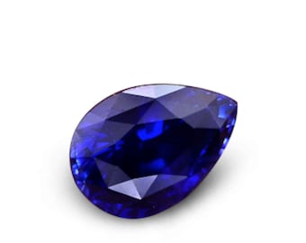 AAA Lab Created Synthetic Faceted Blue Sapphire Pear Loose Gemstone 3x5 to 18x25 AAA Lab Created Synthetic Faceted Blue Sapphire Pear Loose Gemstone 3x5 to 18x25