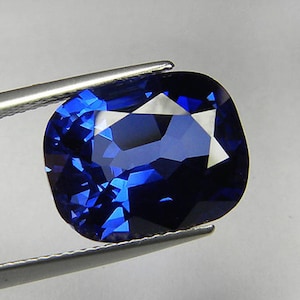 Nano Crystal Blue Color Elongated Cushion Faceted AAA Loose Gemstones for Jewelry Makings, Heat Resistant (5x3mm - 20x15mm)