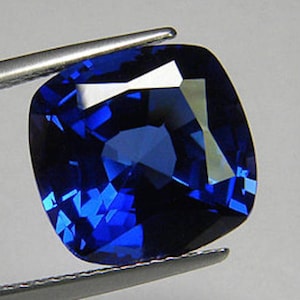 Nano Crystal Blue Color Cushion Faceted AAA Loose Gemstones for Jewelry Makings, Heat Resistant (3x3mm - 15x15mm)