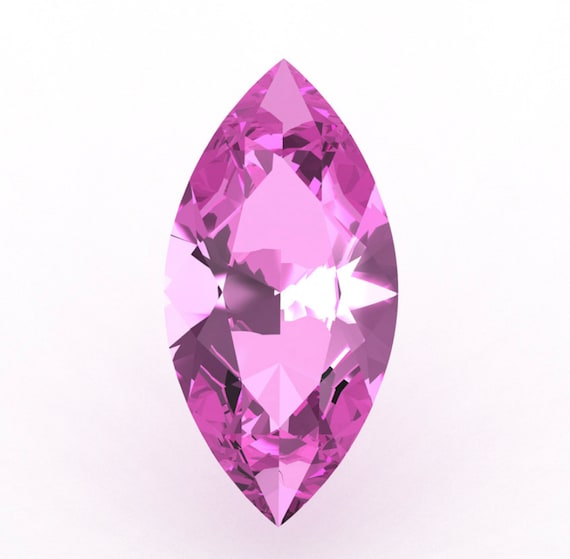 Loose Marquise Faceted Pink Sapphire Corundum Stone Lab Created Sapphire Gemstone for Engagement Ring Jewelry Makings AAA 4x2mm 30x15mm