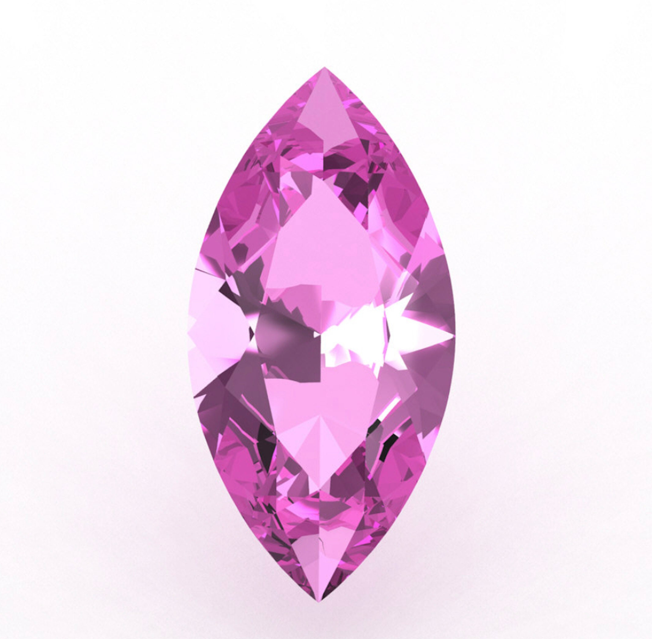 Buy Loose Marquise Faceted Pink Sapphire Corundum Stone, Lab