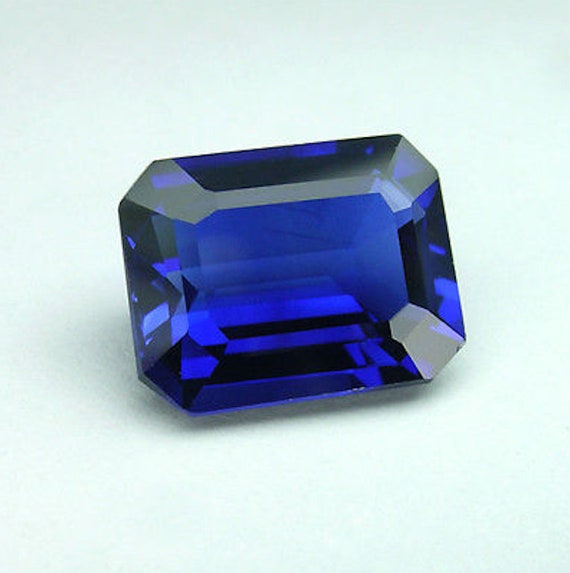 Natural Blue Sapphire Diffusion AAA Octagon Faceted Loose