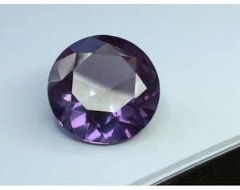 Lab Created Alexandrite Corundum Round Faceted AAA Loose Gemstones for Jewelry Makings (1mm - 15mm)