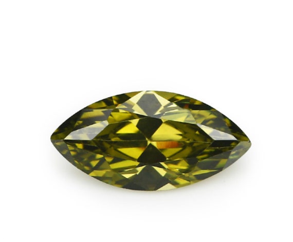 Buy Olive Green CZ Diamond AAA Stones, Round Faceted Cubic Zirconia Crystal  Diamond Loose Stones, Luxury Jewelry Making Stones 1mm 17mm Online in India  
