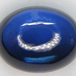 Nano Crystal Blue Color Oval Cabochon AAA Loose Gemstones for Luxury Jewelry Makings, Heat Resistant  (5x3mm - 12x10mm)