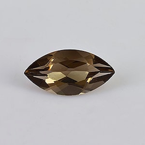 Natural Genuine Smoky Quartz AAA Marquise Faceted Loose Stones for Jewelry Makings, June Birthstone, Semi-Precious Stones (6x3mm - 14x7mm)